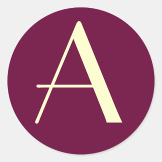 Monogram Stickers