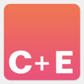 Monogram Stickers (Voorkant)