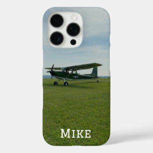 Monogram Stijlvol Vliegtuig Foto, Luchtvaart iPhone 16 Pro Hoesje