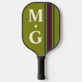 Monogram stijlvolle preppy pickleballer bat pickleball paddle (Voorkant)