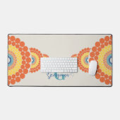 Monogram Stralende Egeïsche Zomer Siermandala Bureaumat (Keyboard & Muis)