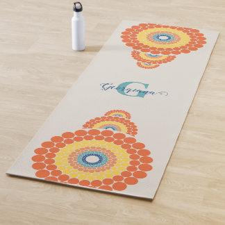 Monogram Stralende Egeïsche Zomer Siermandala Yogamat