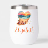 Monogram Strand Scène Bruidsmeisje Gift Bacheloret (Voorkant)