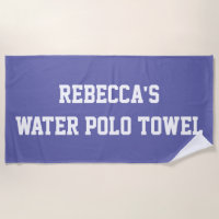 Monogram strand Water Polo Swim Team Paars
