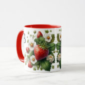 Monogram Strawberry Fruit Combo Mok (Voorkant links)