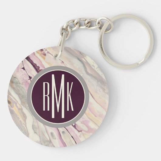 Monogram | stromend I Sleutelhanger (Achterkant)