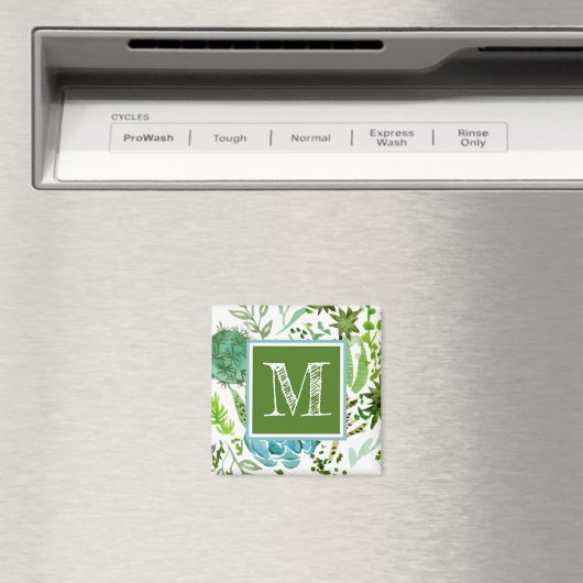 Monogram | Succulent veld I Magneet (Insitu (Vaatwasser))