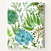 Monogram | Succulent veld I Notitieboek (Achterkant)