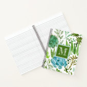 Monogram | Succulent veld I Notitieboek (Binnen)
