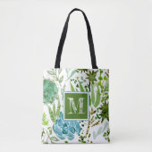 Monogram | Succulent veld I Tote Bag (Voorkant)