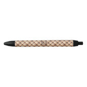 Monogram | Summer-Fall Diagonal Plaid Ink Zwarte Inkt Pen (Voorkant)