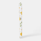 Monogram Summer Lemon Pattern iPhone Case 16 Hoesje (Linkerkant)