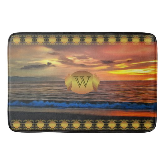 Monogram Sunset 1577 Badmat (Voorkant)