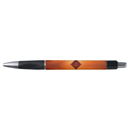 Monogram Sunset Oranje Golden Sky Zee Gold Pen (Voorkant)