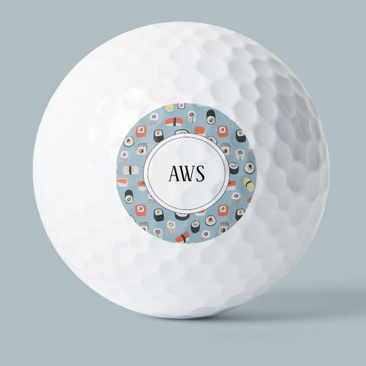 Monogram Sushi Golfballen