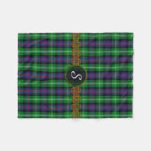 Monogram Sutherland Tartan Fleece Deken (Voorkant (Horizontaal))