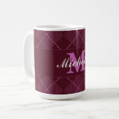 Monogram Sweater 15 oz Classic Mok. Koffiemok (Voorkant links)