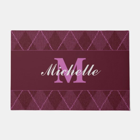 Monogram Sweater Doormat Deurmat (Voorkant)