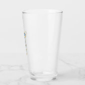 Monogram T - 16 oz glas (Links)