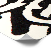  Monogram T Art Nouveau Letter Poster (Hoek)