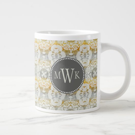 Monogram | Tapestry Rosette II Extra Grote Beker (Rechts)