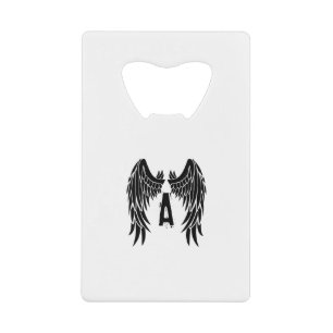 Monogram Tattoo Angel Wing Kredietkaart Flessenopener
