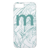 Monogram telefoondraagtas Case-Mate iPhone case (Achterkant)
