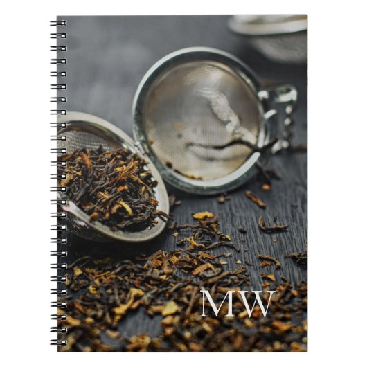 Monogram thee notitieboek (Voorkant)