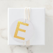 Monogram toevoegen naam letter alfabet eenvoudig m bedankjes labels (Met doos)