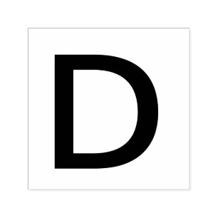 Monogram toevoegen naam letter alfabet eenvoudig m zelfinktende stempel
