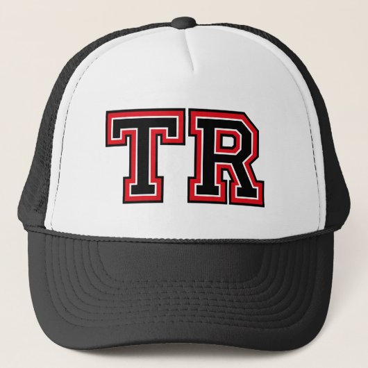 Monogram "TR" Trucker Pet (Voorkant)