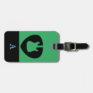 Monogram Travel Music Electric Bass Guitar Bagagelabel