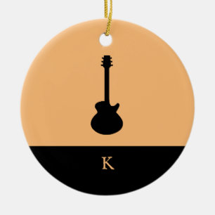Monogram Travel Music Electric Bass Guitar Keramisch Ornament