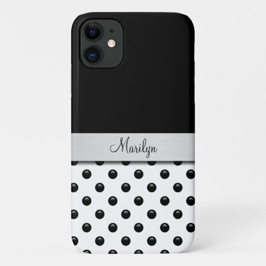 Monogram Trendy Modern Ontwerp Case-Mate iPhone Case (Achterkant)
