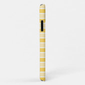 Monogram Trio Yellow Stripes Pattern Case-Mate iPhone Case (Achterkant/rechts)