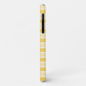 Monogram Trio Yellow Stripes Pattern Case-Mate iPhone Case (Achterkant/links)