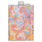 Monogram Trippy Nostalgische Floral Mood Heupfles (Achterkant)