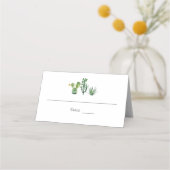 Monogram Tropical Wedding Cactus (Voorkant)