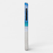 Monogram tropisch strand Nautical Ship rudder Case-Mate iPhone Case (Achterkant/links)