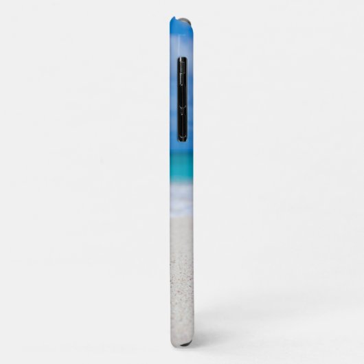 Monogram tropisch strand Nautical Ship rudder Case-Mate iPhone Case (Achterkant/links)