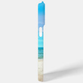 Monogram tropisch zandstrand landschap Case-Mate iPhone case (Achterkant / Rechts)