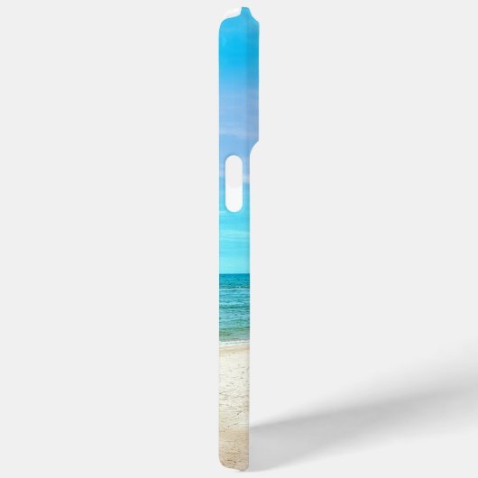 Monogram tropisch zandstrand landschap Case-Mate iPhone case (Achterkant / Rechts)