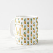 Monogram tropische anananas koffiemok (Voorkant links)