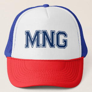 monogram trucker pet