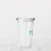 MONOGRAM Tumbler Acryl Drinkbeker (Rechts)