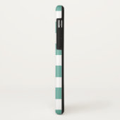 monogram turquoise en blush preppy strees Case-Mate iPhone case (Achterkant/links)