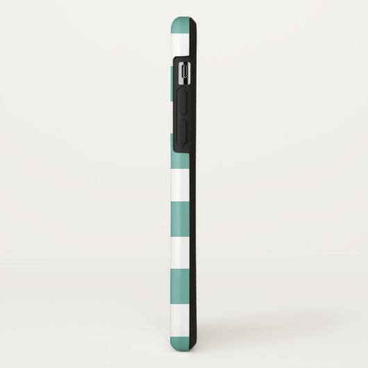 monogram turquoise en blush preppy strees Case-Mate iPhone case (Achterkant/links)