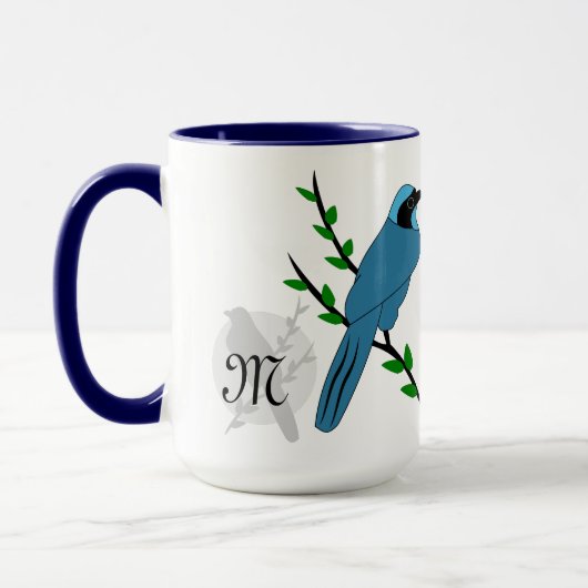  Monogram Turquoise Jay Bird Mok (Links)