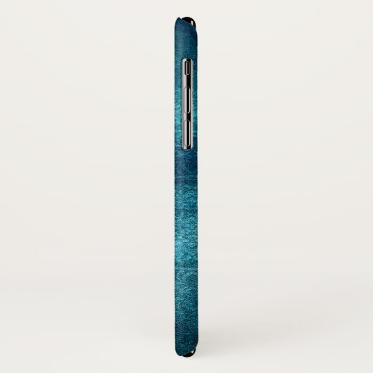Monogram Turquoise Mandala Waterverf Pattern Case-Mate iPhone Case (Achterkant/links)