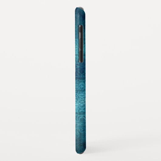 Monogram Turquoise Mandala Waterverf Pattern Case-Mate iPhone Case (Achterkant/links)